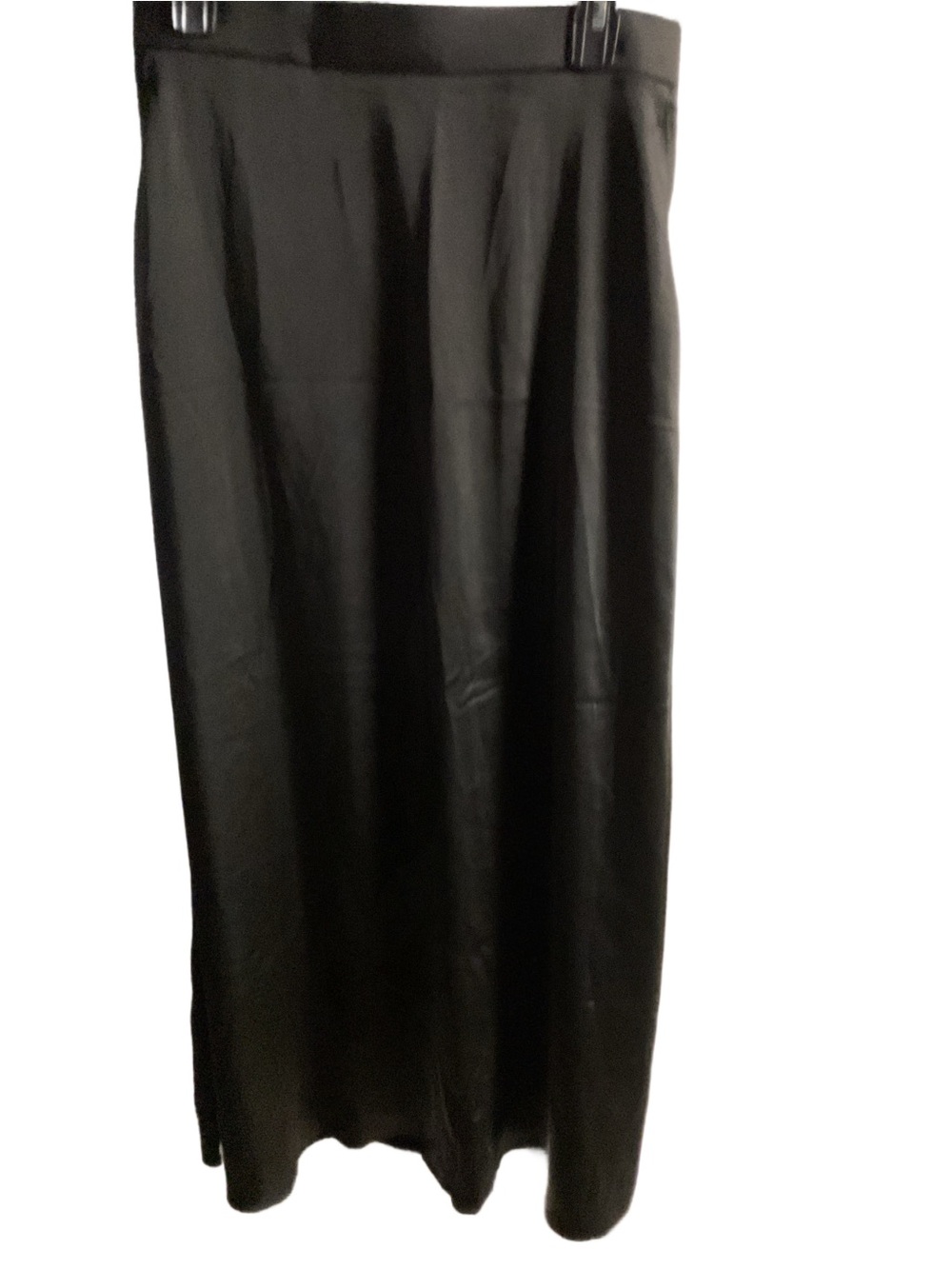 New Stacey London satin looking Women's Black Maxi Skirt - Sleek Long Silhouette